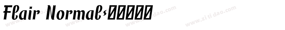 Flair Normal字体转换